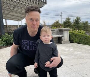 Elon Musk with Children