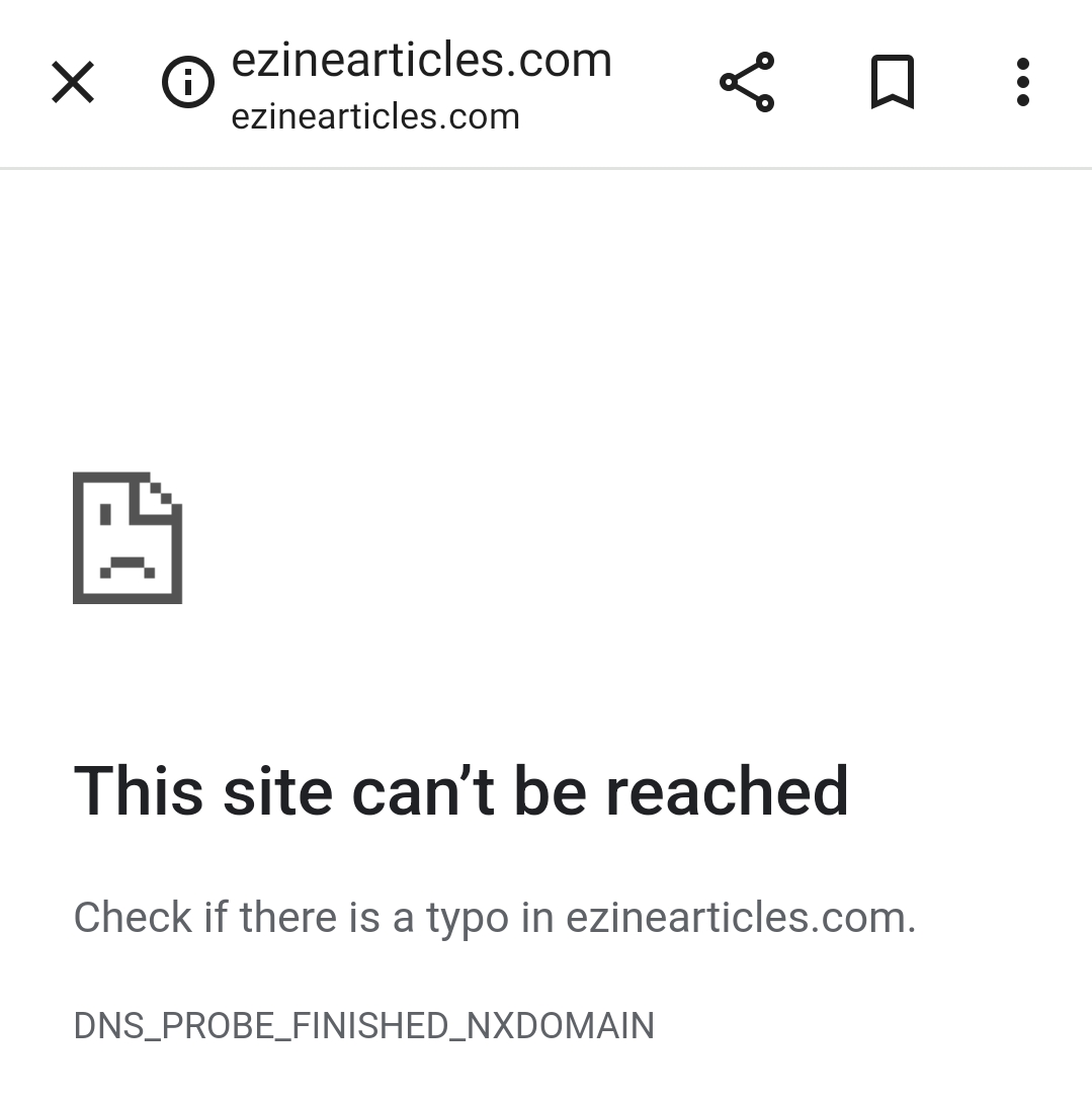 ezinearticles crash